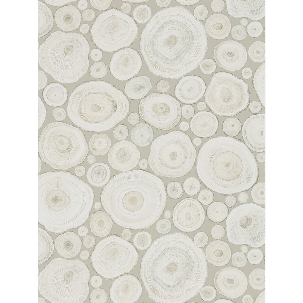 Alnwick Logs Wallpaper 216509 by Sanderson in Ash Grey